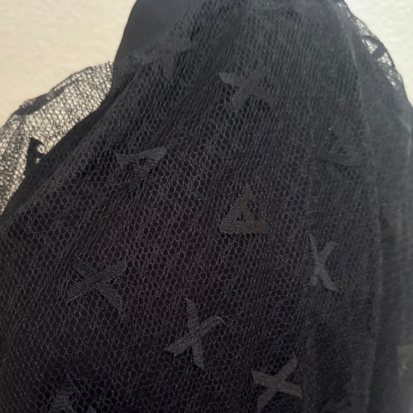 ARMANI EXHANGE Womens Logo Mesh Skirt - Size 6 - Picture 3 of 8